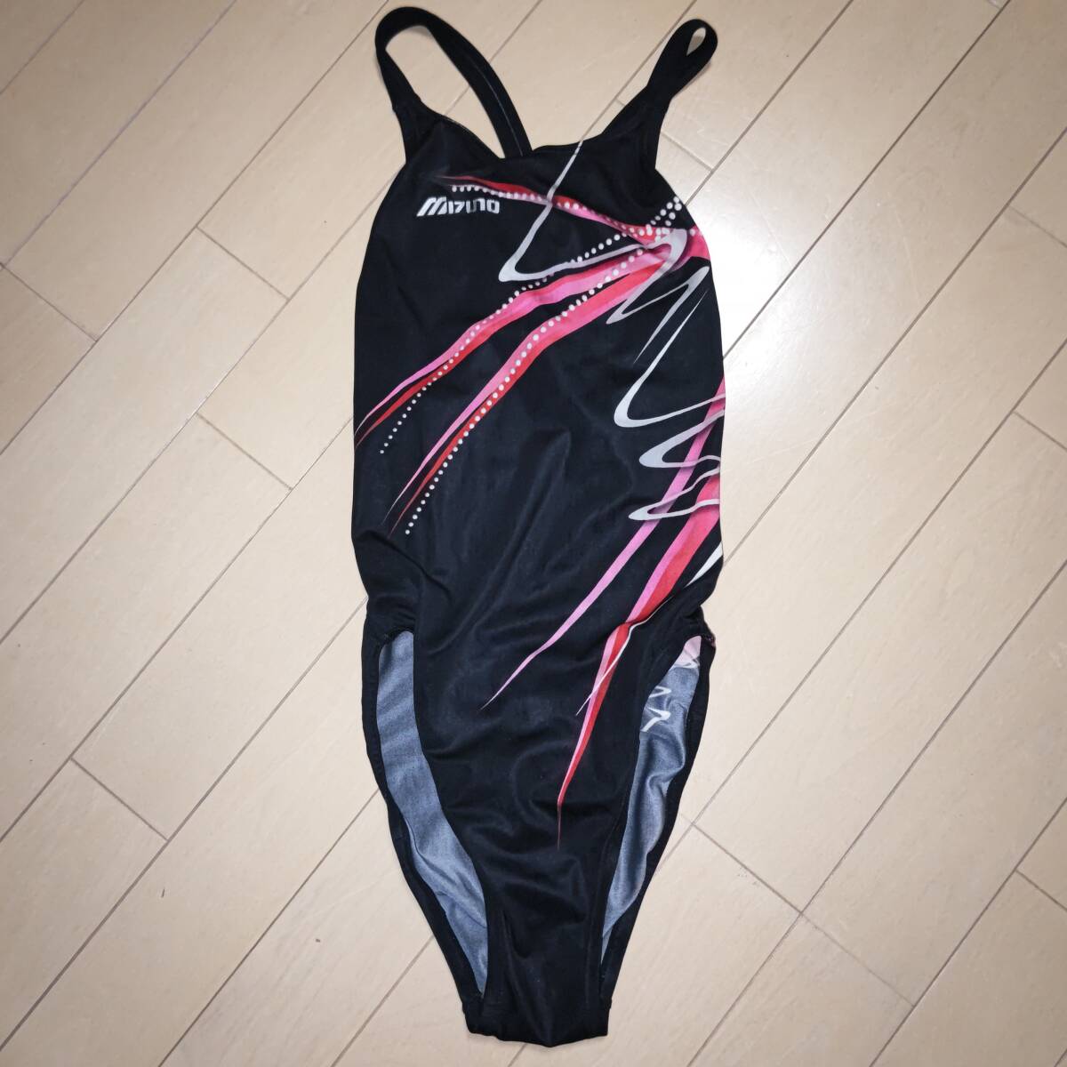 ミズノ 競泳水着 マイティライン ブラック サイズ:M拍卖