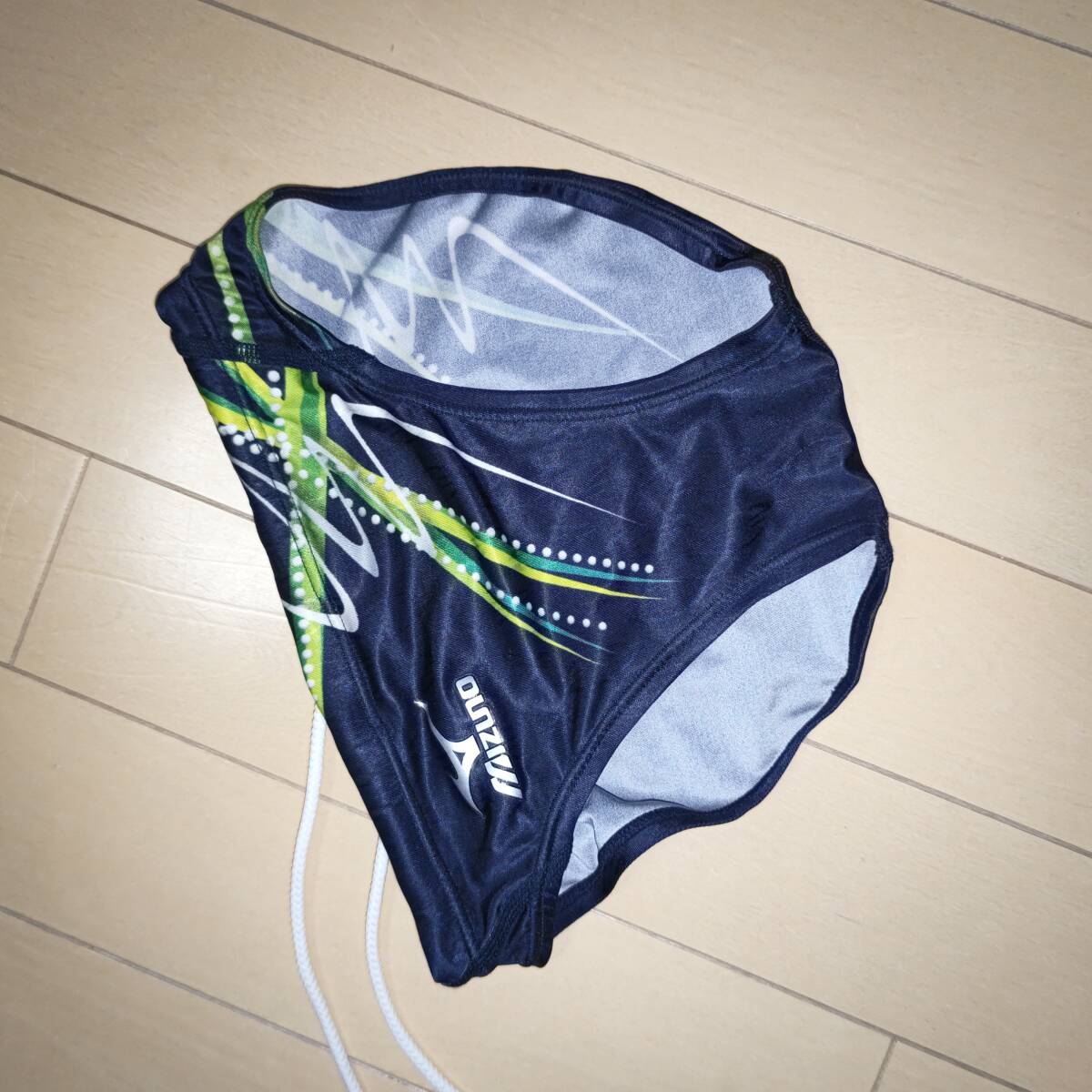 ミズノ 競泳水着 競泳パンツ マイティライン ネイビー サイズ:M拍卖