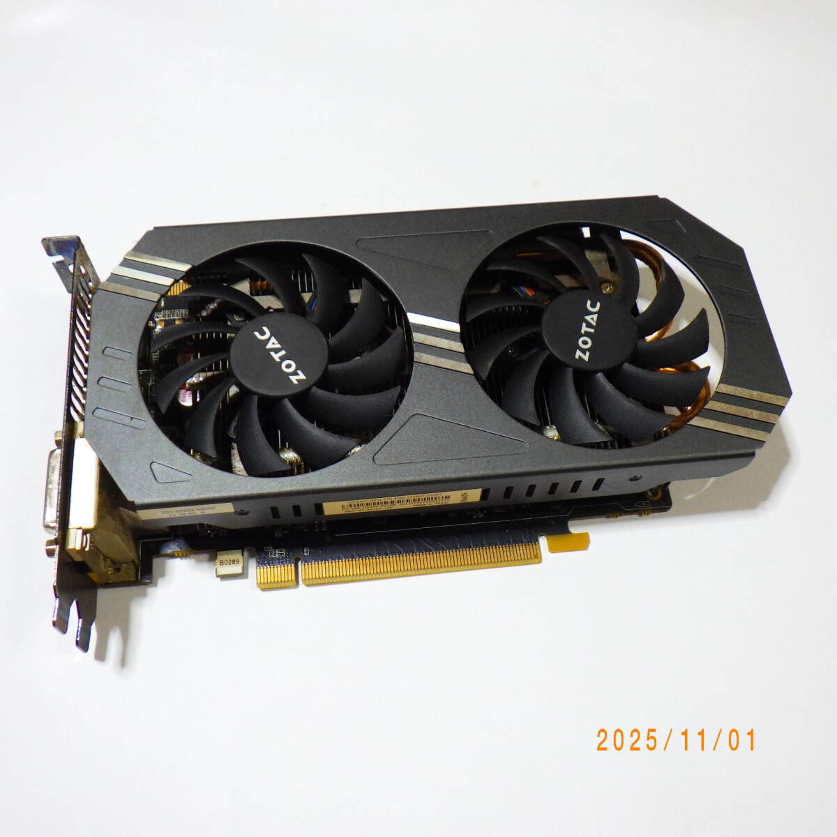 ZOTAC GTX970 4GB 256BIT DDR5 グラフィックボード 動作未確認品 PCパーツ拍卖