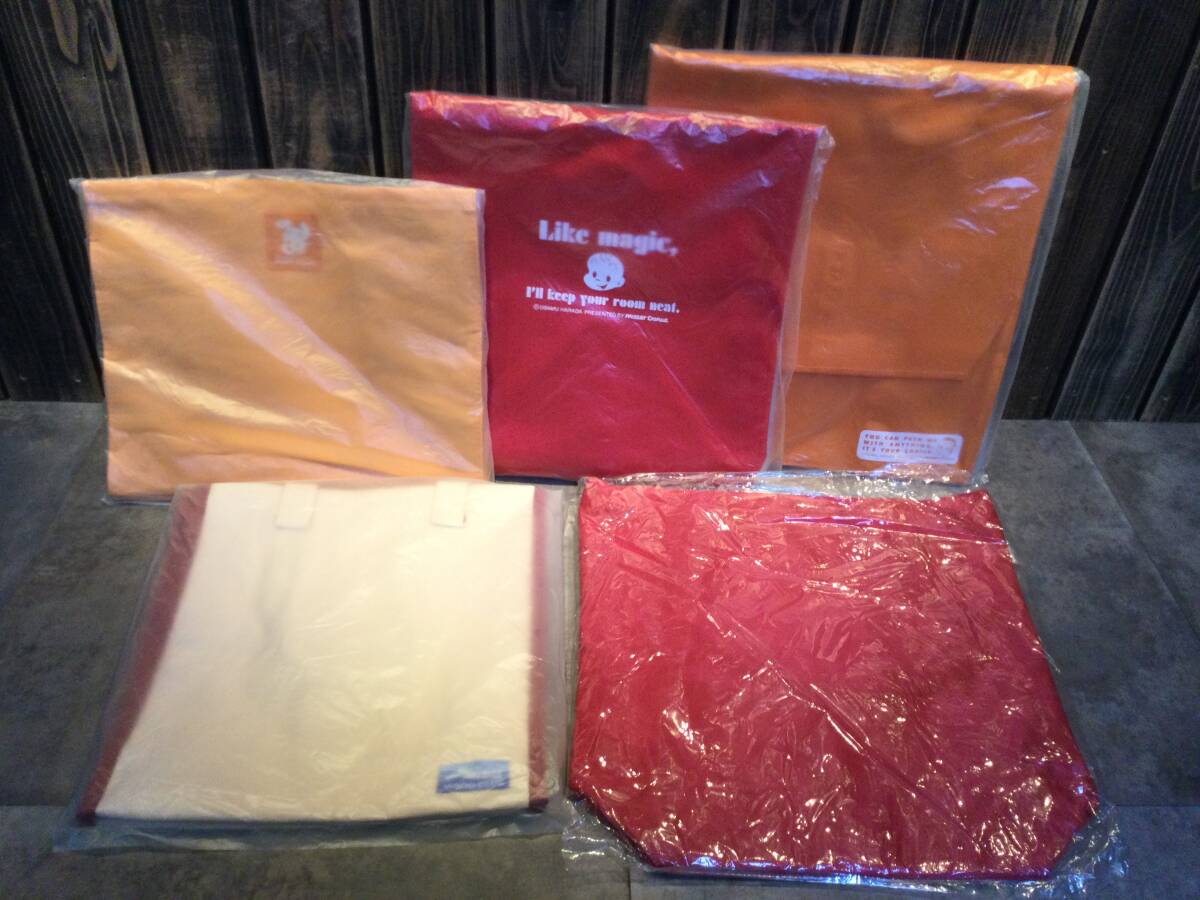 未使用・保管品 ミスタードーナツ ミスドクラブ トートバッグ バック オサムグッズ 収納ボックス 折り畳み式 持ち手付き 5点まとめて 拍卖