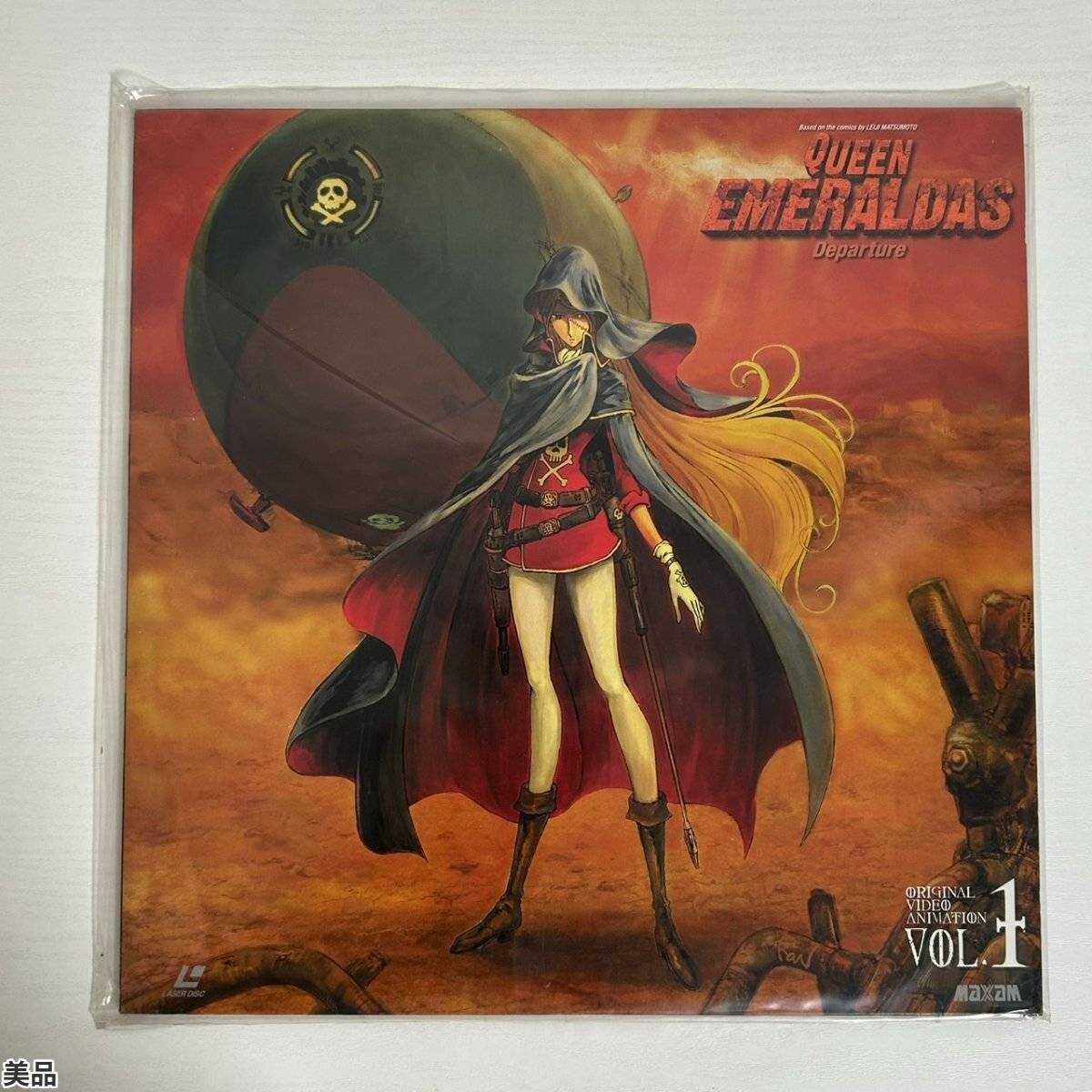 美品 レーザーディスク / クイーン・エメラルダス Vol.1 / Departure / 松本零士 / OVA拍卖