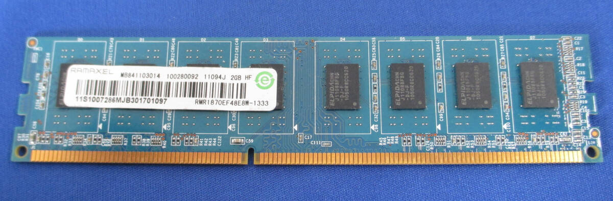 PC3-10600 Ramaxel RMR1870EF48E8W-1333 2GB拍卖