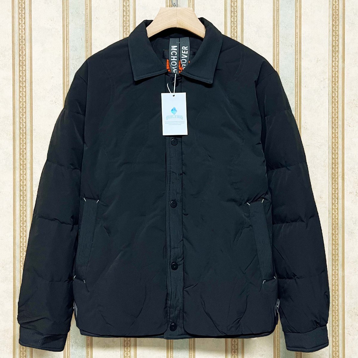 定番 定価10万 FRANKLIN MUSK・アメリカ・ニューヨーク発 ダウンジャケット ダックダウン90% 保温 防風 無地 アウター カジュアル サイズ4拍卖