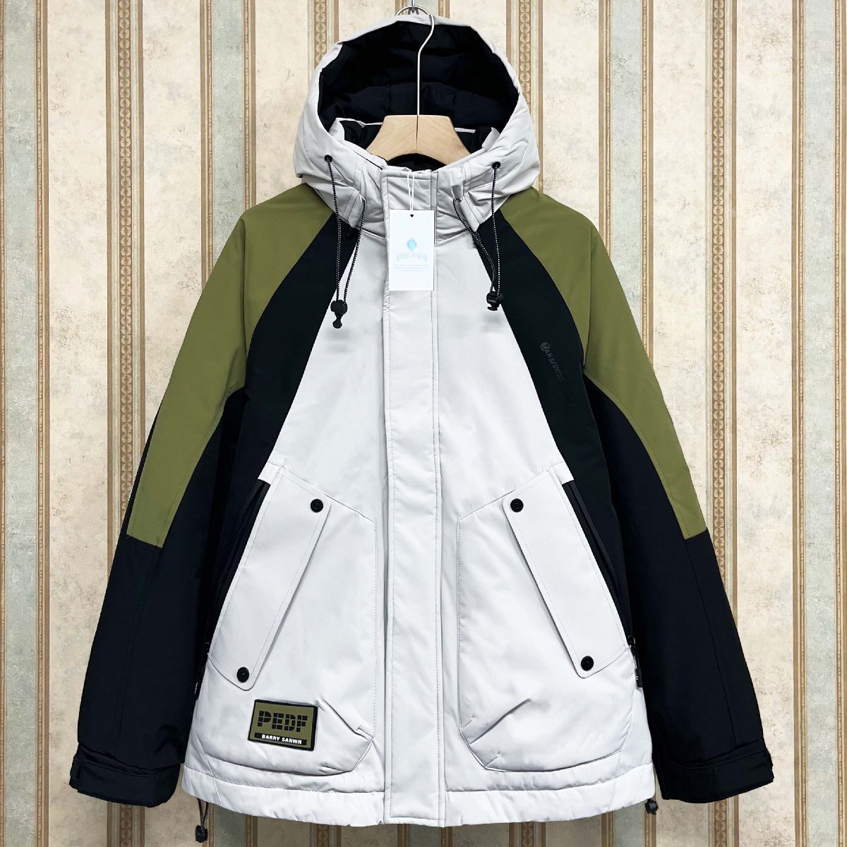 高級 定価10万 FRANKLIN MUSK・アメリカ・ニューヨーク発 ダウンジャケット マウンテンパーカー アウター コート カジュアル 秋冬 サイズ2拍卖