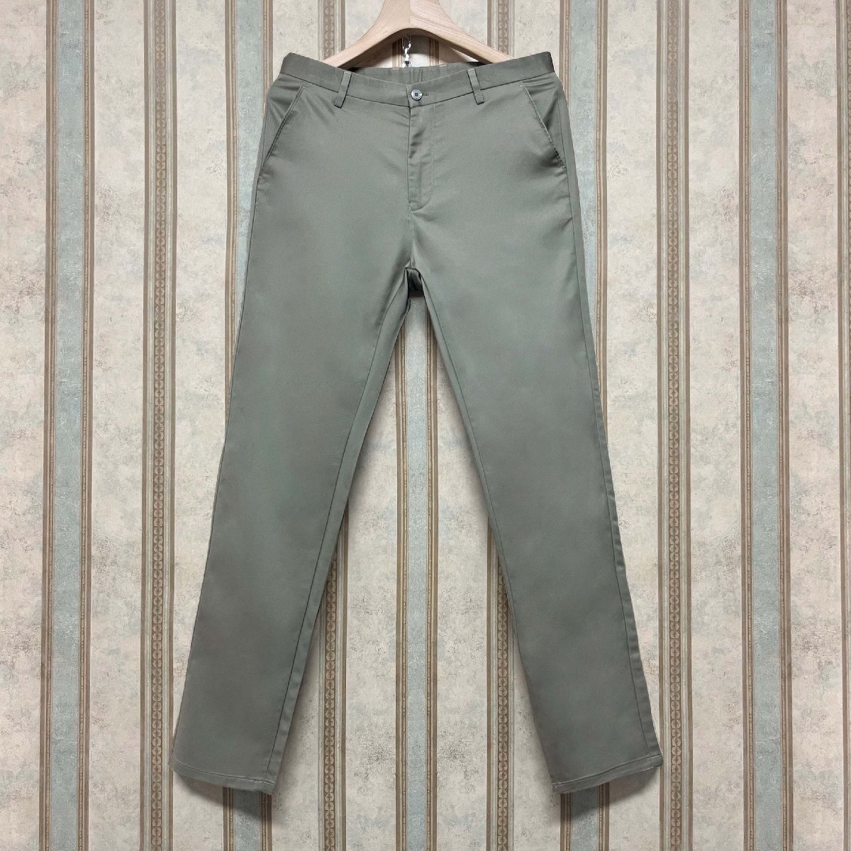 一枚限定 定価4万 FRANKLIN MUSK・アメリカ・ニューヨーク発 ロングパンツ 薄手 ソフト 快適 無地 ゆったり スラックス 春夏 日常 サイズ2拍卖