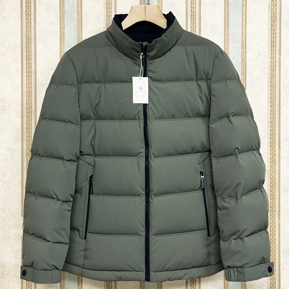 個性 定価10万 FRANKLIN MUSK・アメリカ・ニューヨーク発 ダウンジャケット ダックダウン90% 保温 防寒 ブルゾン ビジネス 秋冬 サイズ4拍卖