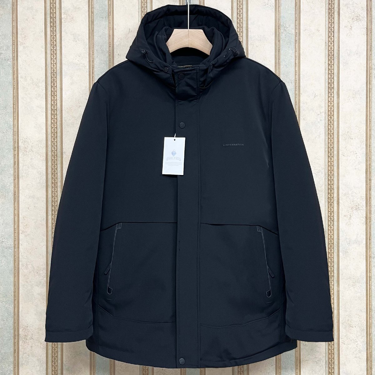 防寒 定価12万 FRANKLIN MUSK・アメリカ・ニューヨーク発 ダウンジャケット 肉厚 防風 暖かい ライナー取り外し可 2way アウター サイズ2拍卖