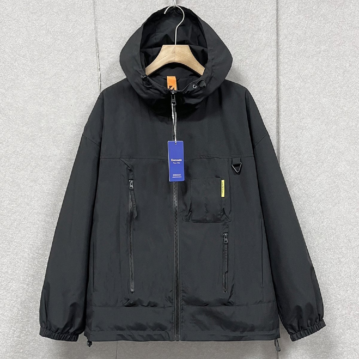 定番・ジャケット 定価6万◆Emmauela・イタリア・ミラノ発◆速乾 防風 快適 通気 マウンテンパーカー アウトドア 普段着 春秋 L/48サイズ拍卖