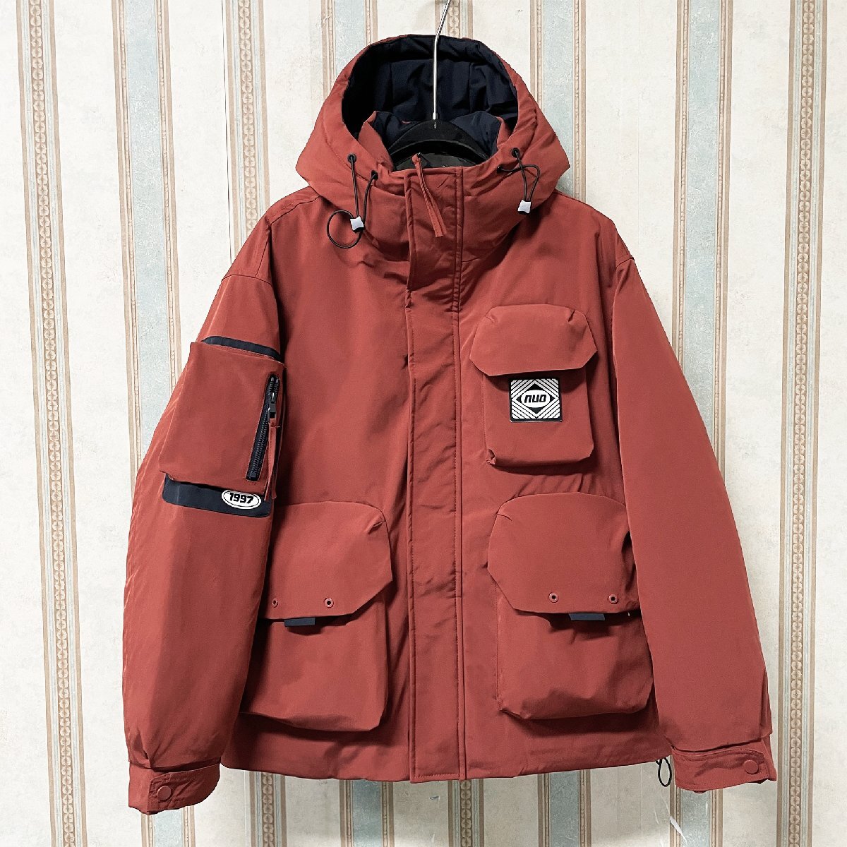 一枚限定 定価10万 FRANKLIN MUSK・アメリカ・ニューヨーク発 ダウンジャケット 防寒 マウンテンパーカー アウター スポーツ 冬 サイズ2拍卖