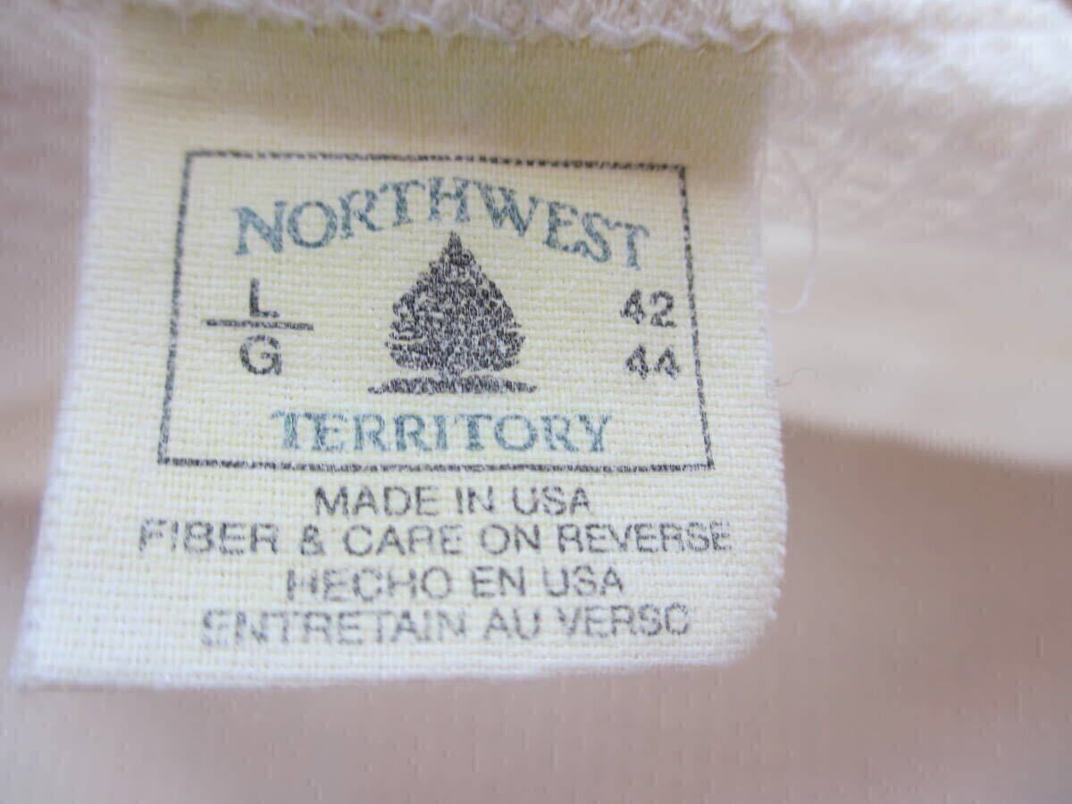80S 80年代 ヴィンテージ ビンテージ オールド NORTHWEST TERRITORY ノースウエスト サーマル 長袖 アメリカ製 USA インナー コットン 古着拍卖
