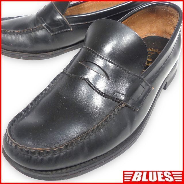 即決★REGAL★25cm レザーコインローファー リーガル インペリアルグレード メンズ 黒 本革 ビジネスシューズ 本皮 スリッポン 革靴拍卖