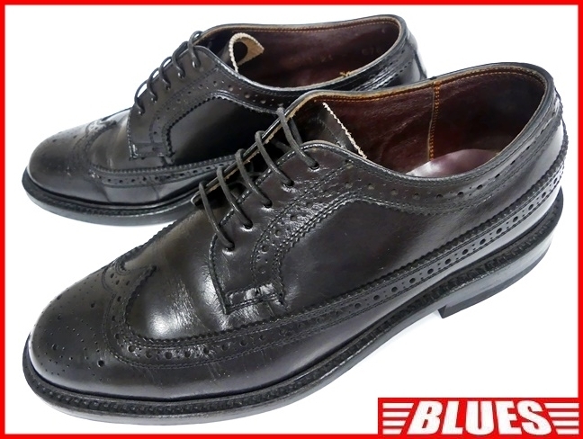 即決★REGAL★24cm レザービジネスシューズ リーガル メンズ 焦茶 ブラック 黒 本革 レースアップ 本皮 ヒール 革靴 ウィングチップ拍卖