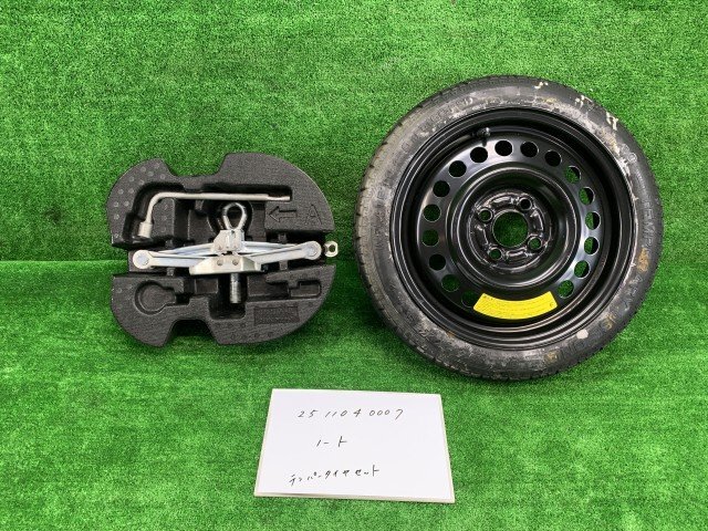 ニッサン ノート DBA-E12 スペアタイヤ・ジャッキセット 15×4T テンパータイヤ ニスモ S 501583拍卖