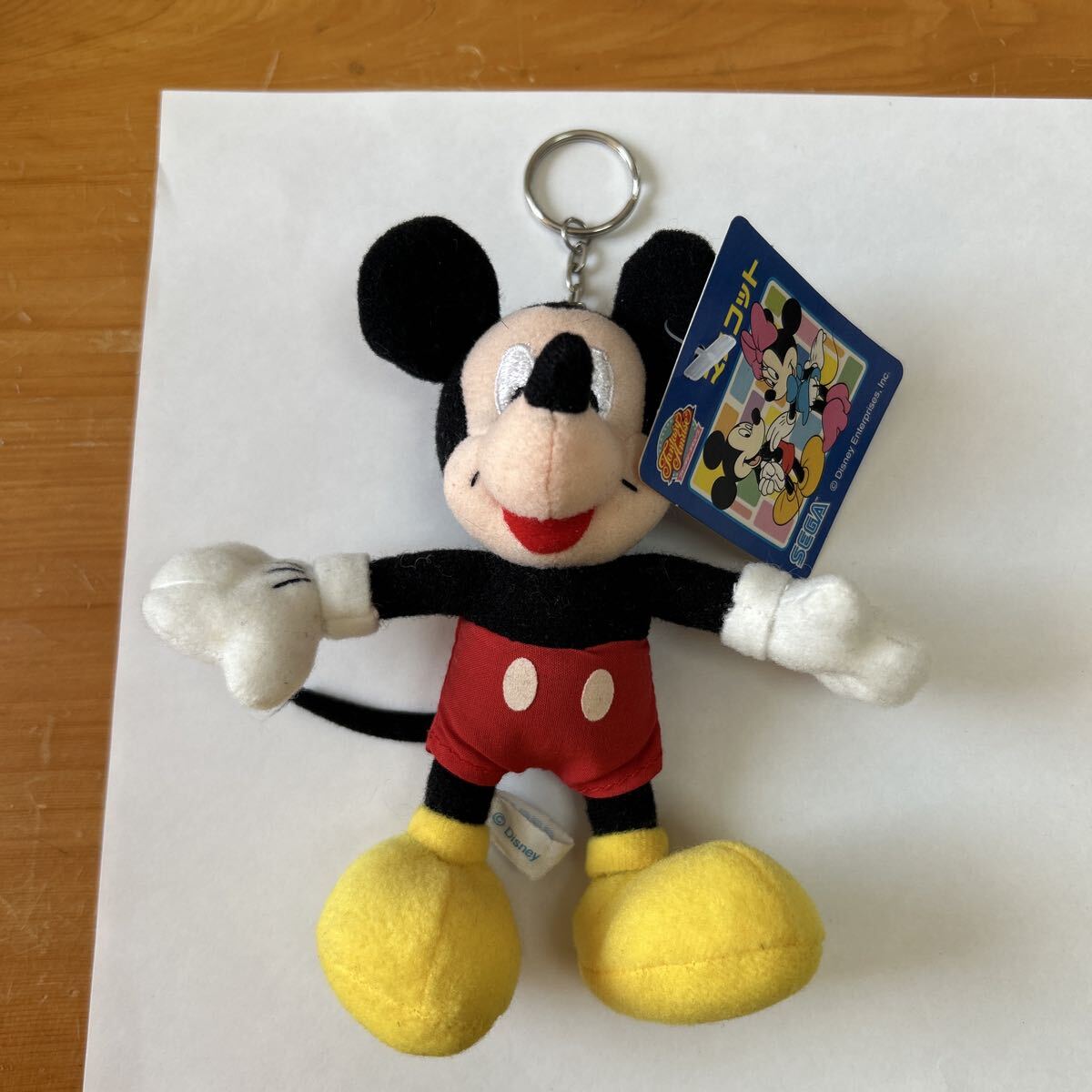 ぬいぐるみ ミッキーマウス Disney ディズニー マスコット ダク付 2個有 1個の価格 SEGA セガ 1999年製 非売品 美品 レア 希少 レトロ 送無拍卖
