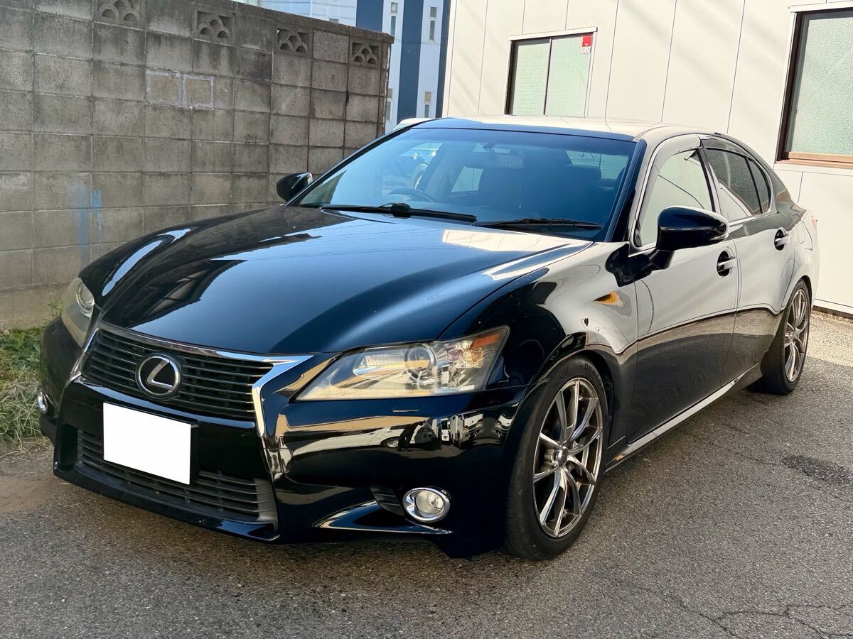 レクサス GS350 Iパッケージ 4WD 車検R8年3月 ☆黒革ベンチレーションシート/クルーズコントロール/リア3面サンシェード/エンケイ18AW拍卖