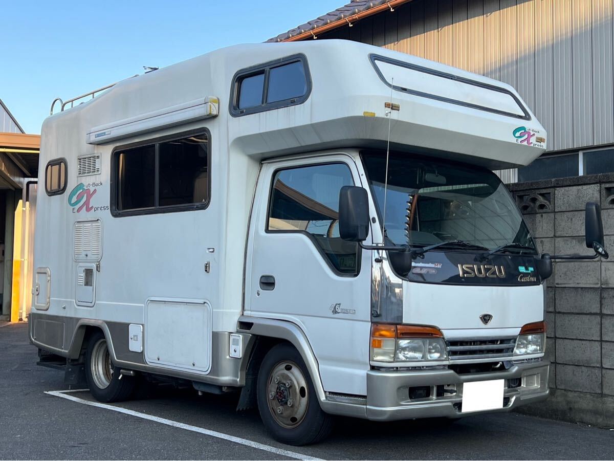 【横浜モータース】NOxPM適合 エルフ キャンピング ディーゼル 切替式4WD リアエアコン/温水器/シャワー/トイレ/キッチン拍卖