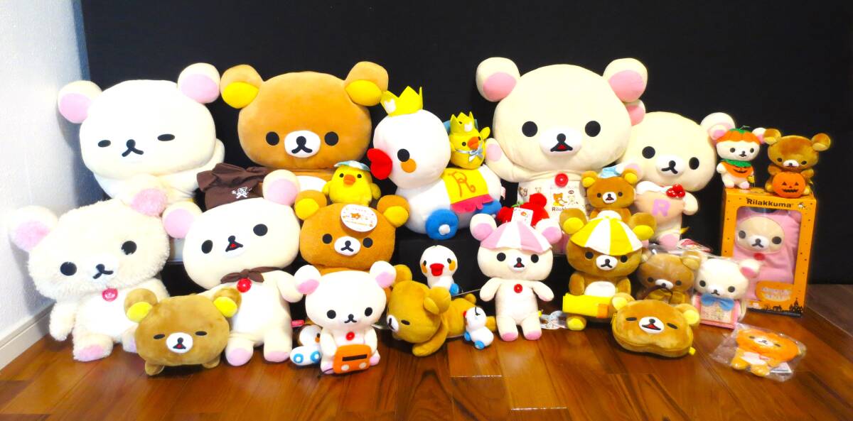 リラックマ 色々まとめ ① コリラックマ 希少 特大アヒル San-X サンエックス レア 未使用 マスコット キイロイトリ ギミック拍卖