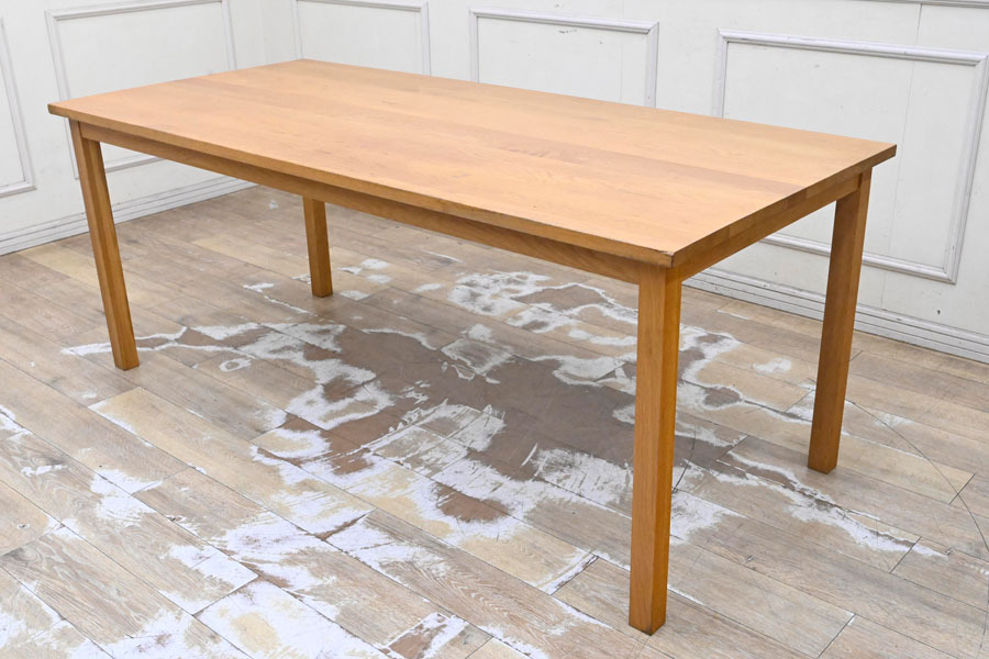EI311 無印良品 オーク材 ダイニングテーブル 食卓机 食卓テーブル 4~6人用拍卖