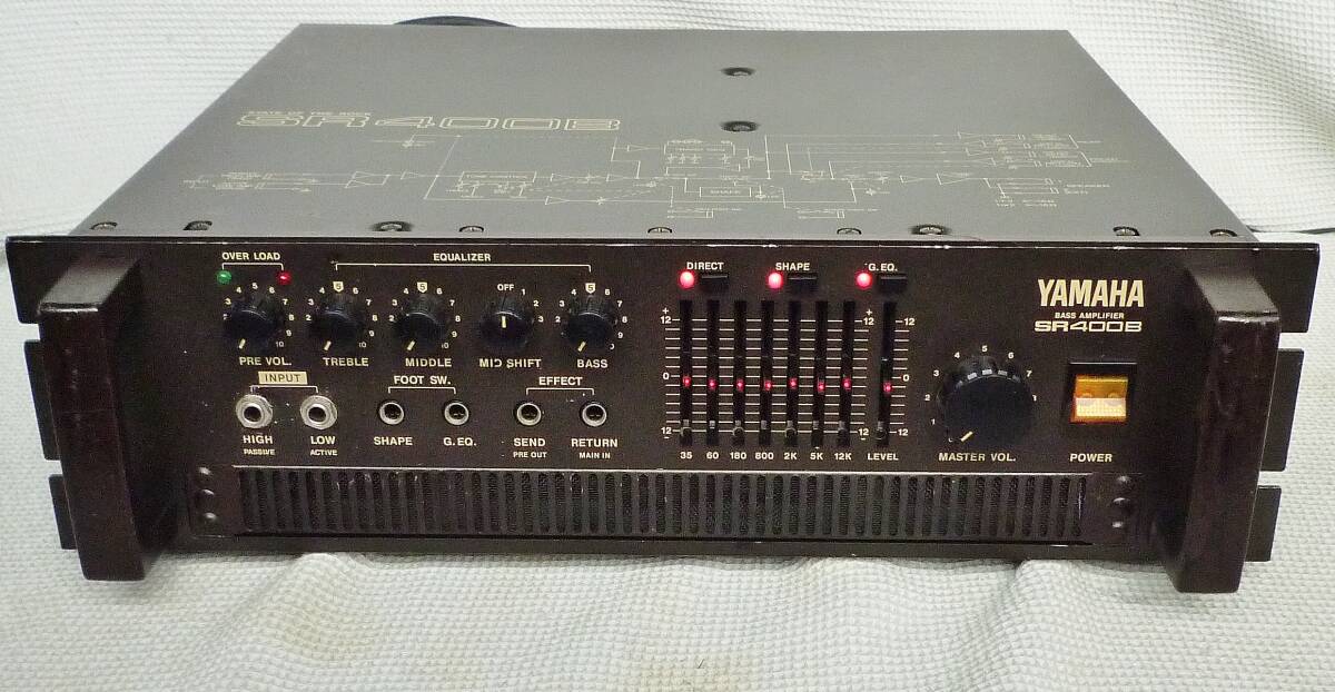 YAMAHA SR400B プロフェッショナル ベース アンプ ヘッド (400W) 動作美品拍卖