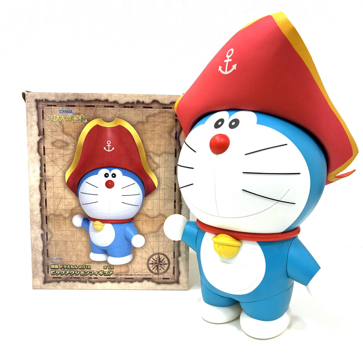 (OT5444) 【 タイトー 】映画 ドラえもん 2018 のび太の宝島 ビッグアクションフィギュア 【 箱有 】拍卖