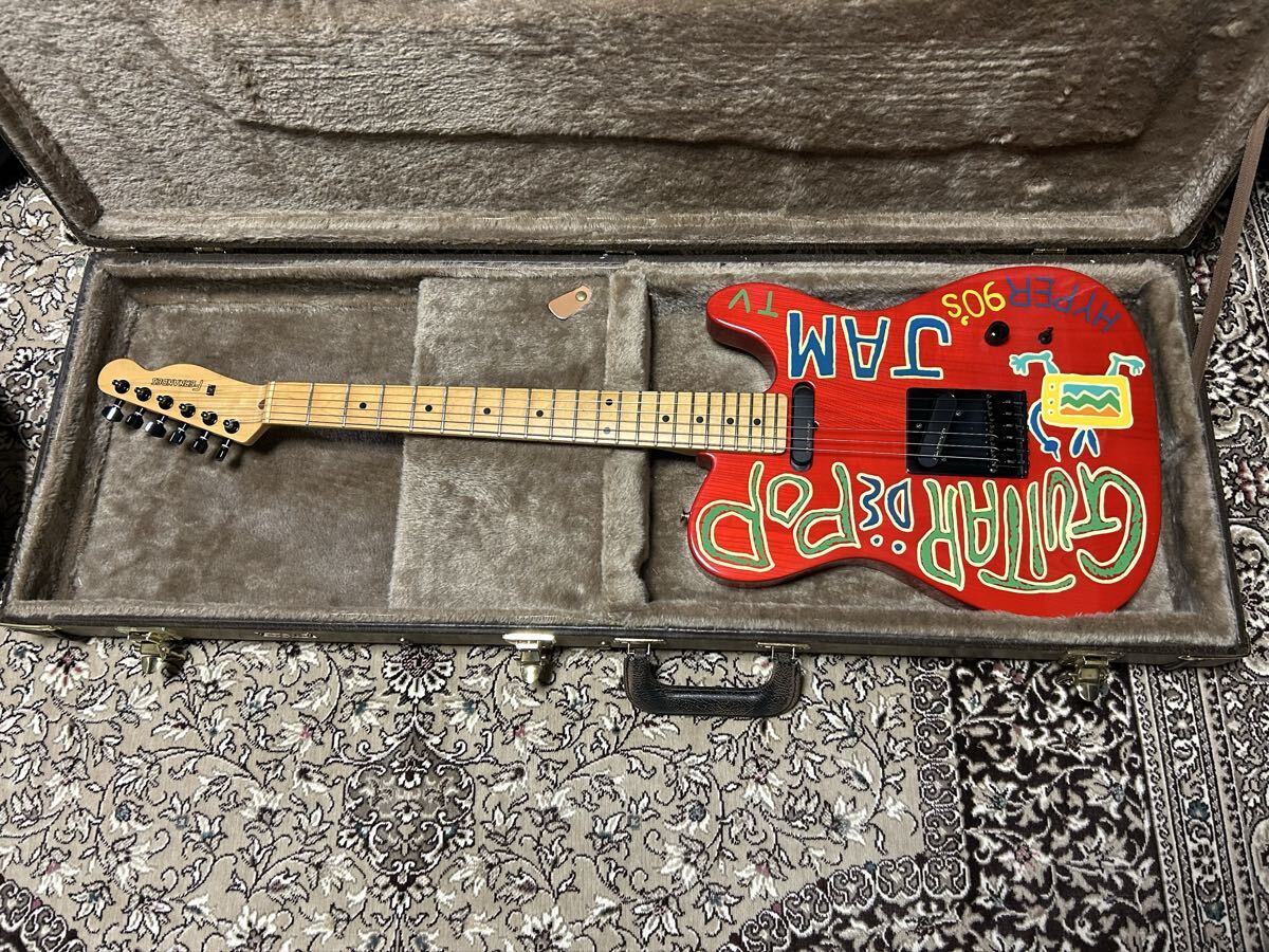 90S!日本製・超美品・コレクター品・FERNANDES ・ JUDY AND MARY ・TAKUYAモデル・ ジュディマリ・TE-95T ・タクヤ・激安・ケース付き。拍卖