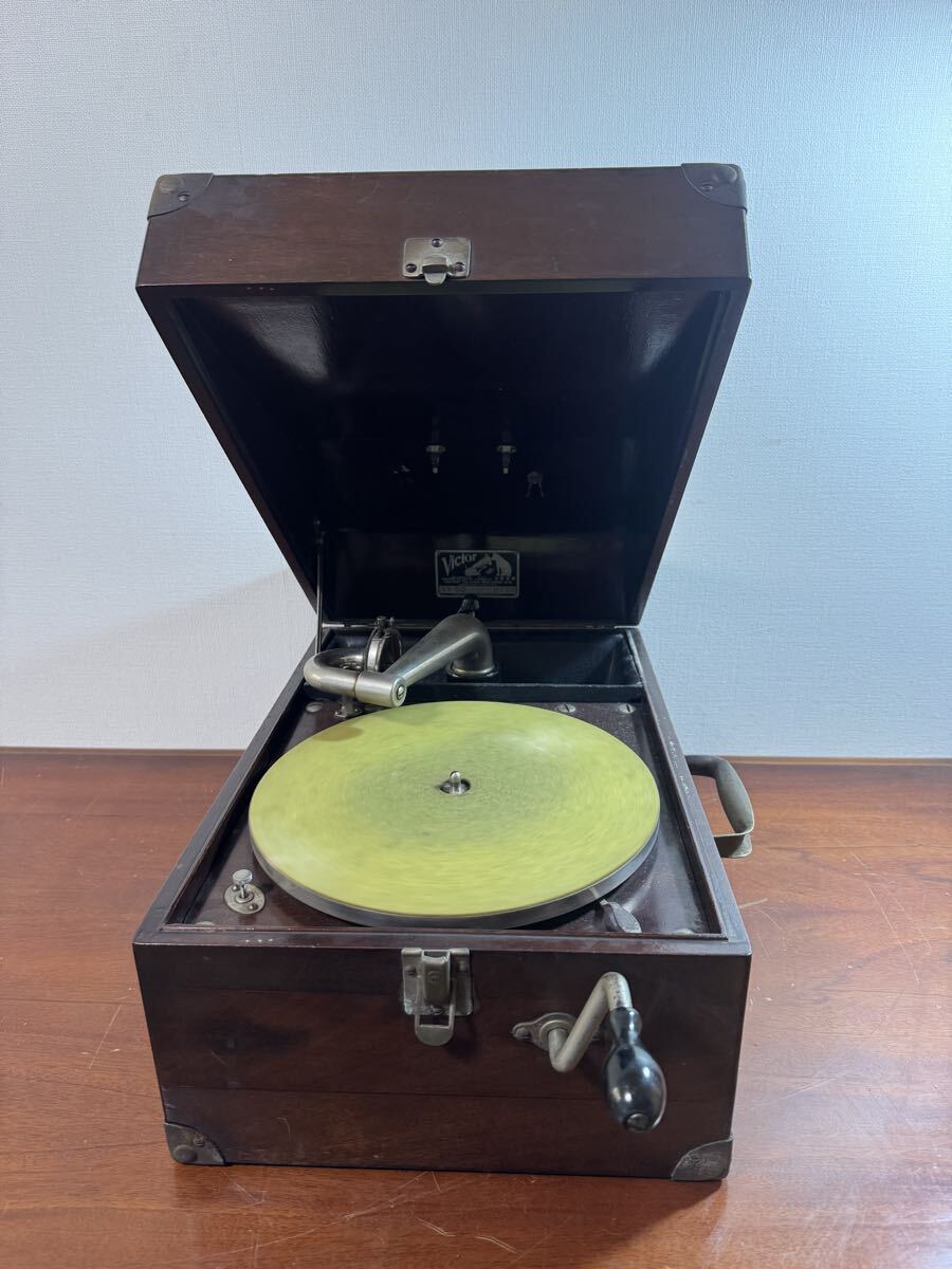 レア!1920’s ビクター VICTOR TALKING MACHINE VV-50 蓄音機 ビクターサウンドボックス VICTROLA No.2 付き 拍卖