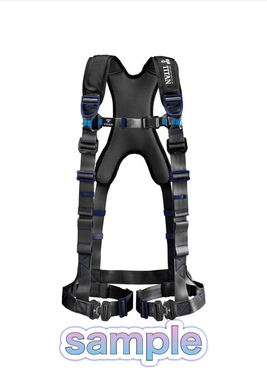 I♪ 未開封品 TITAN タイタン 墜落制止用器具 フルハーネス LLサイズ PAHN-10A-BL-LL ブラック 拍卖