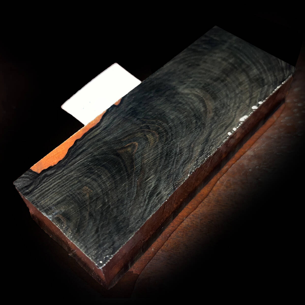 ☆超希少材☆黒檀杢☆エボニーバール☆EBO57☆極上材です。拍卖