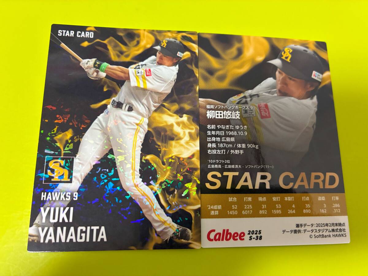 2025 第2弾 S-38 柳田 悠岐(ソフトバンク)スターカード キラ仕様 希少 トッププレイヤー プロ野球チップス カルビー 匿名 即 送料85円~拍卖