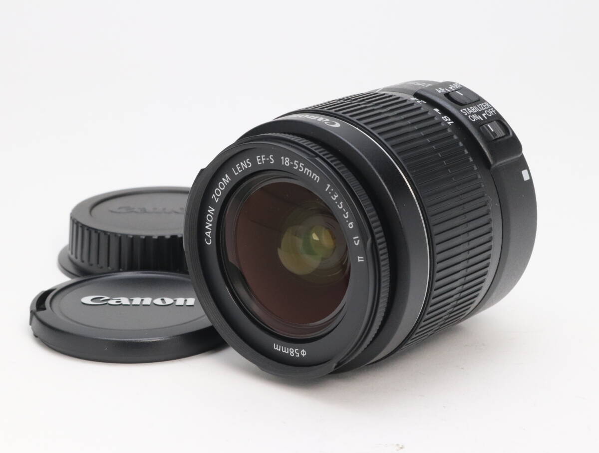 AB+ (良品) Canon キヤノン EF-S 18-55mm F3.5-.5.6 IS II 初期不良返品対応 110-215拍卖