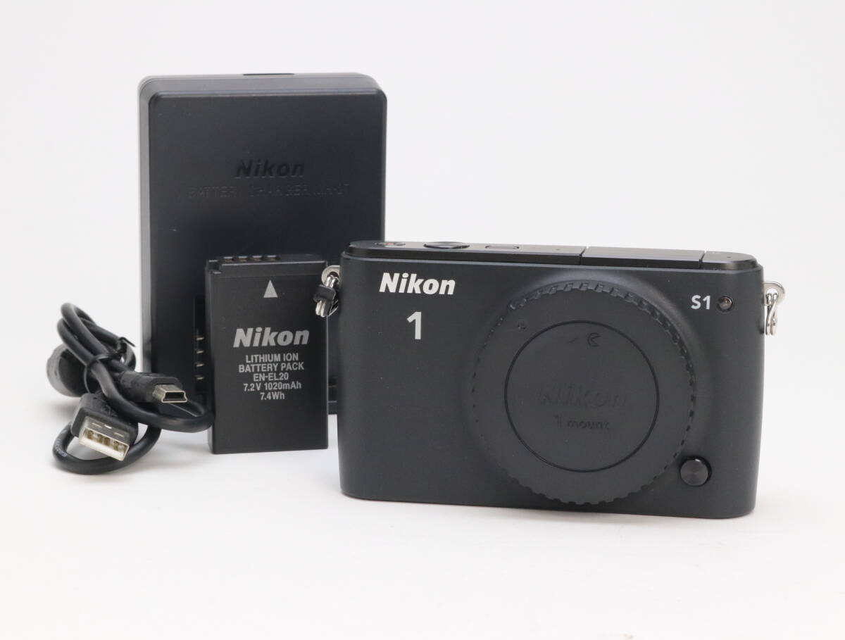 AB (良品) Nikon ニコン 1 S1 ボディ ブラック 初期不良返品対応 110-203拍卖