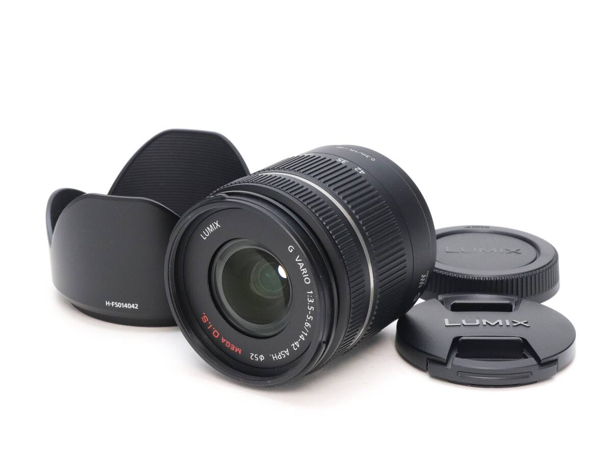 A (美品) Panasonic パナソニック LUMIX G VARIO 14-42mm F3.5-5.6 ASPH. MEGA O.I.S. H-FS014042 初期不良返品対応 110-221拍卖