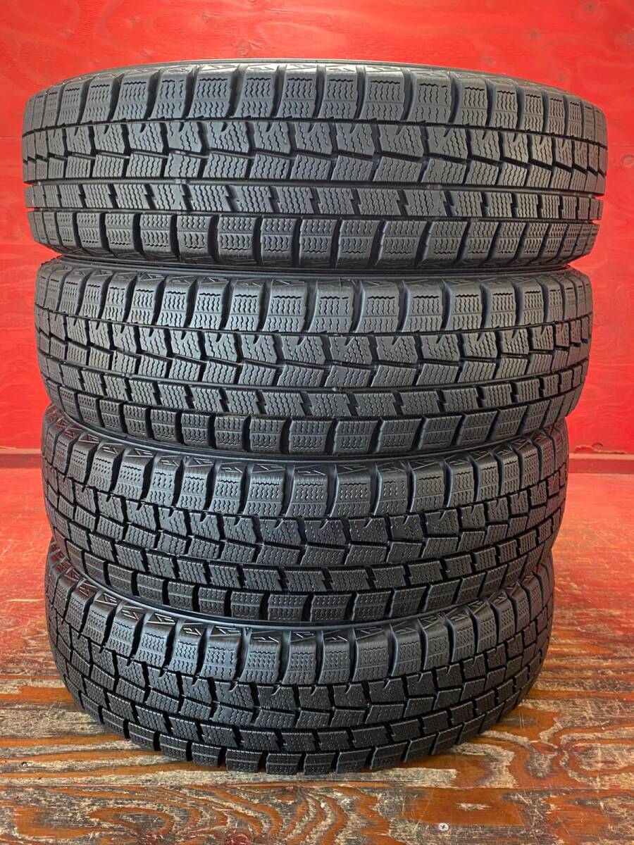 155/65/R14 75Q DUNLOP WINTERMAXX WM01 製造年2019, 4本 80% バリ山 *189B拍卖