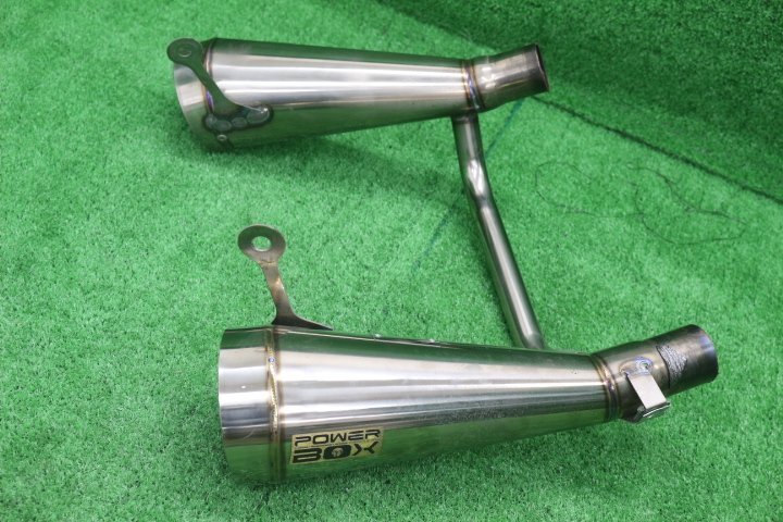 46682/S☆Ninja1000/Z1000.(ZXT00G/H/L/M) 2014-2016 SP忠男 パワーボックス チタンS/O マフラー拍卖