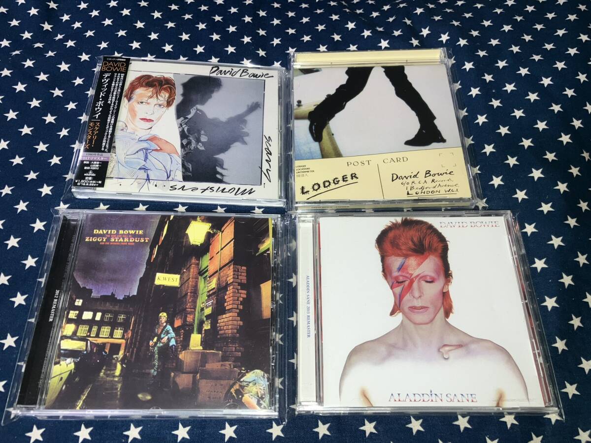 DAVID BOWIE『ZIGGY STARDUST』『SCARY MONSTERS』などリマスター盤4枚拍卖