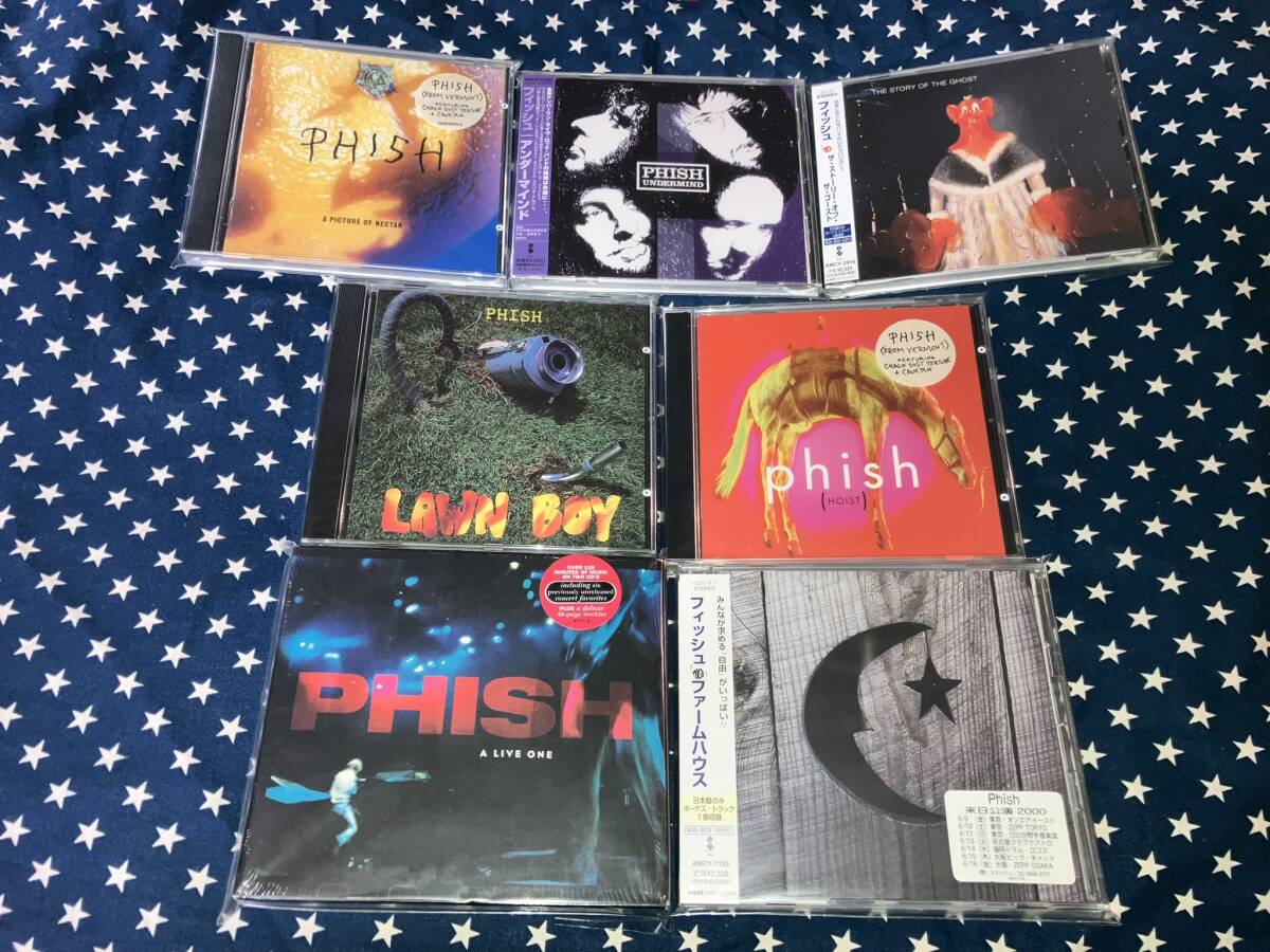 PHISH『A LIVE ONE』『UNDERMIND』など廃盤アルバム7枚セット (フィッシュ)拍卖