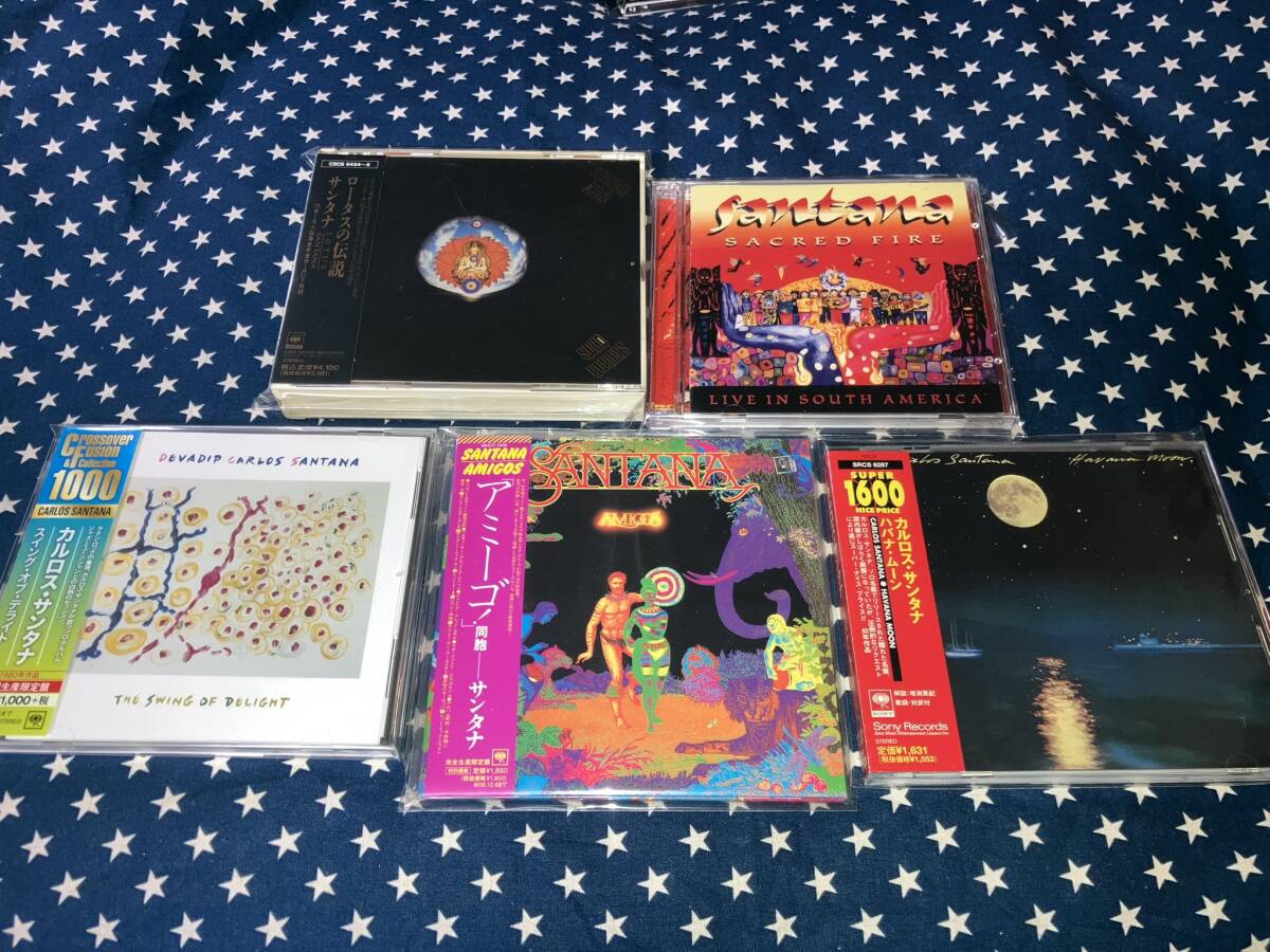SANTANA『LOTUS』『SACRED FIRE』2CDなど5枚セット リマスター (カルロス)拍卖