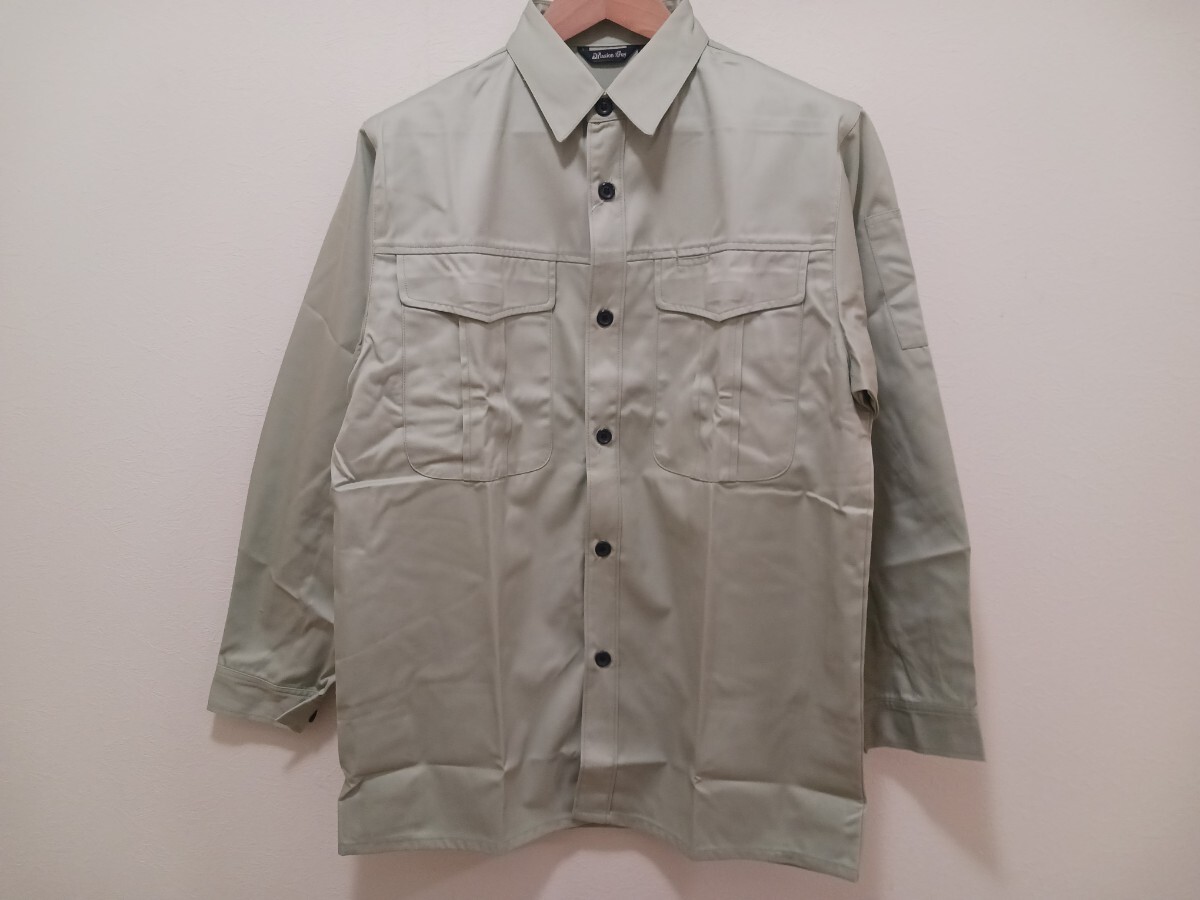 5774 Mission Guy 3000-125|長袖シャツ|アースグリーン|LLサイズ|新品未使用|綿ポリ混紡|厚手 秋冬オールシーズン通年|作業シャツ|作業服拍卖