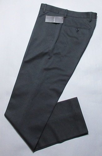 新品 マッキントッシュ ロンドン 春/夏/秋 強撚ミニハウンドトゥーススラックス/レターパック\600/定価33000円/W78/G1R49321/チャコール拍卖