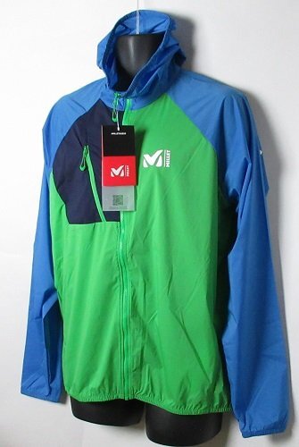 新品 ミレー/MILLET インテンス ライト ジャケット/アウトドア トレッキング/定価25300円/レター\430/日本-Lサイズ/MIV9748/ブルー拍卖
