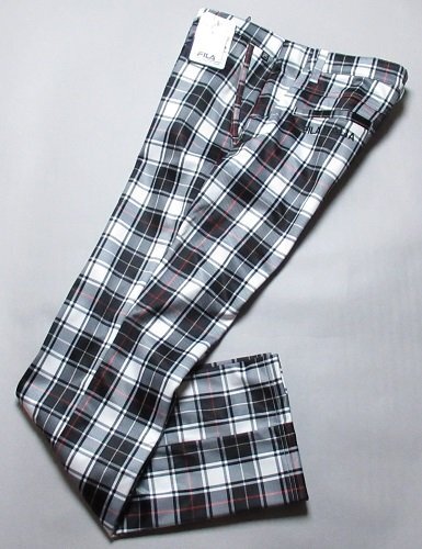 新品 フィラ/FILA ゴルフ 秋冬 裏起毛 保温 ボンディングパンツ/レター\600/定価10450円/LL(88-92)/783-310/ホワイト拍卖