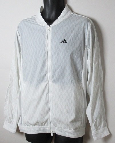 新品 アディダス/adidas ゴルフ 軽量サイドストレッチジャケット 定価16940円/レター\600/Lサイズ/IN6666/ホワイト拍卖