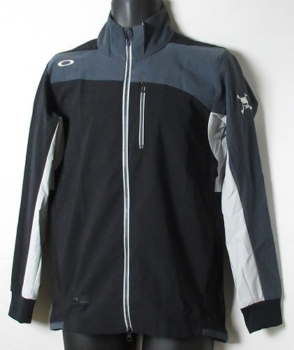 新品 オークリー/Oakley ゴルフ スカル ウォーターレジスタンス ジャケット 定価18700円/JPN-M/FOA405721/レター\600/ブラック拍卖