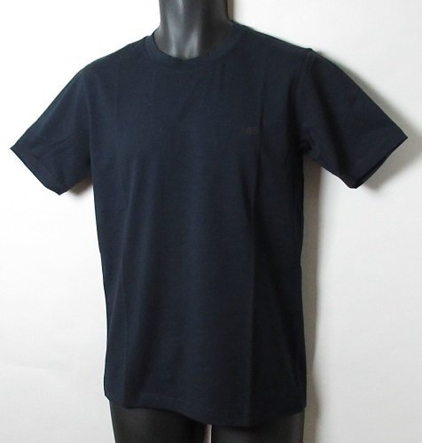 新品 BOB/ボブ クルーネック ストレッチ 半袖 Tシャツ/レター\430/Mサイズ/074833010/ネイビー拍卖