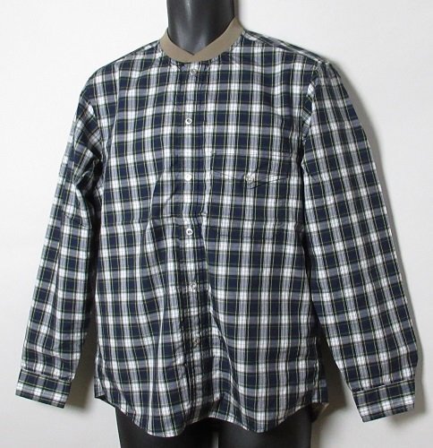 新品 ジェイ・プレス/J.PRESS タフタワッシャー リバーシブル長袖シャツ/レターパック\600/定価29700円/Mサイズ/HSOVNS0213/ネイビー拍卖