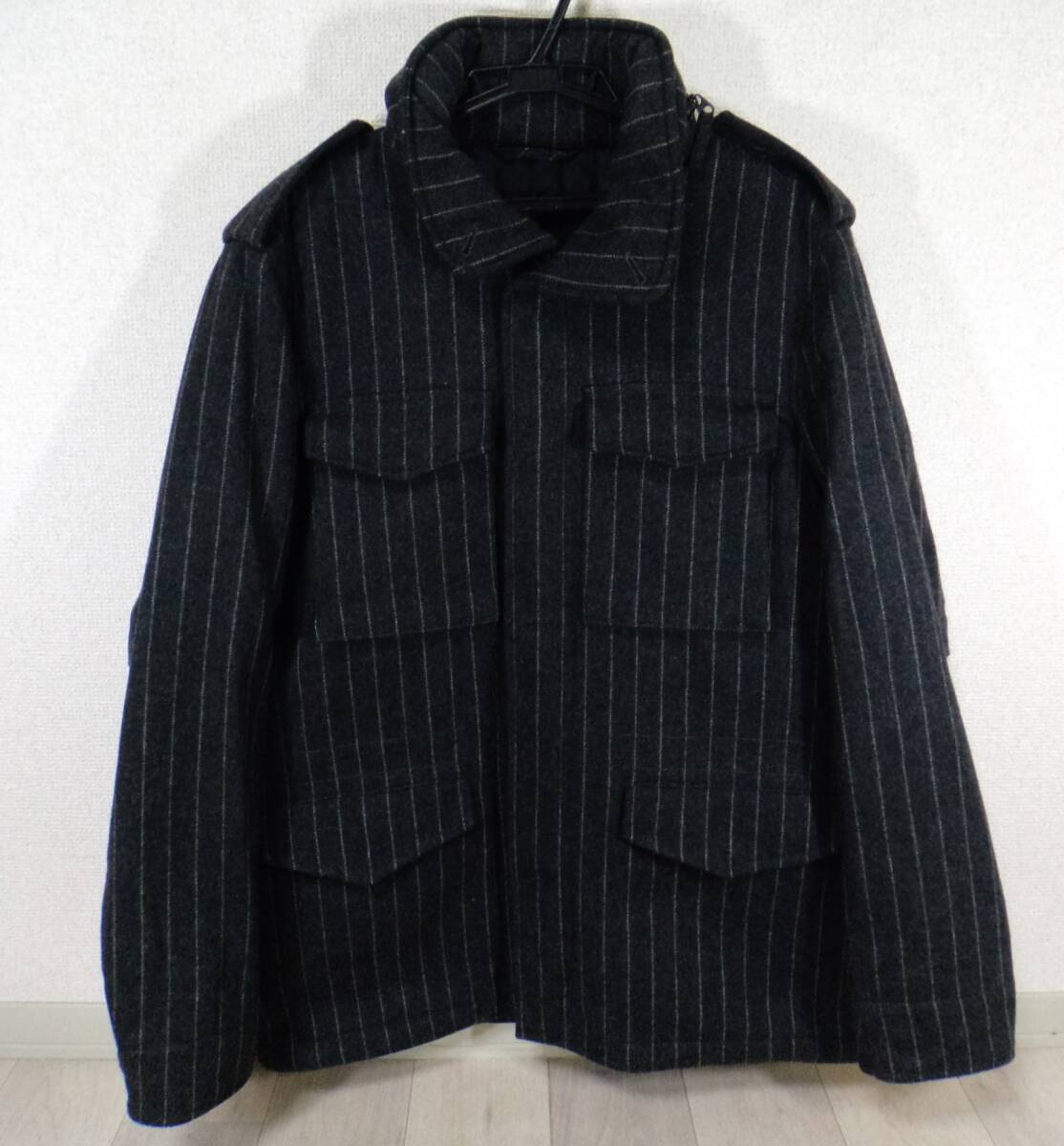 ASPESI アスペジ M65ジャケット M グレーストライプ 麻布テーラー別注品拍卖