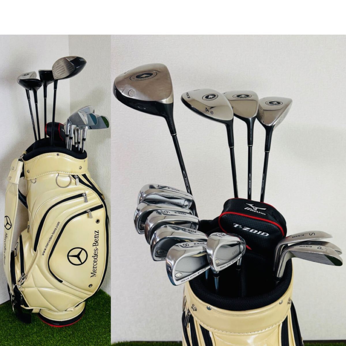 【初心者男性向け】パター新品 maruman EXIM メルセデスベンツ ゴルフクラブセット (R)右利き拍卖