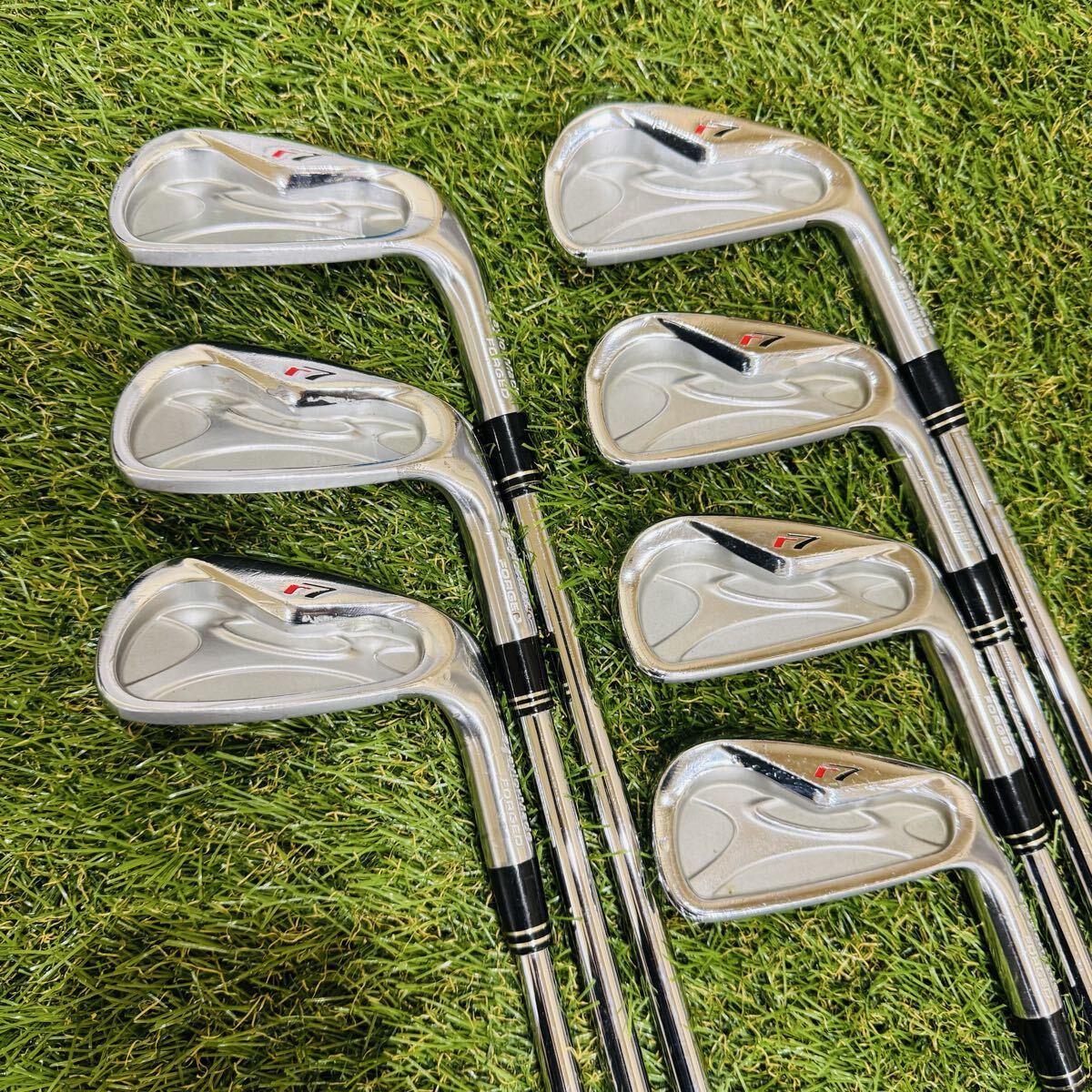 【男性用】TaylorMade テーラーメイド r7 FORGED アイアンセット 7本 Dynamic Gold S200 右利き拍卖