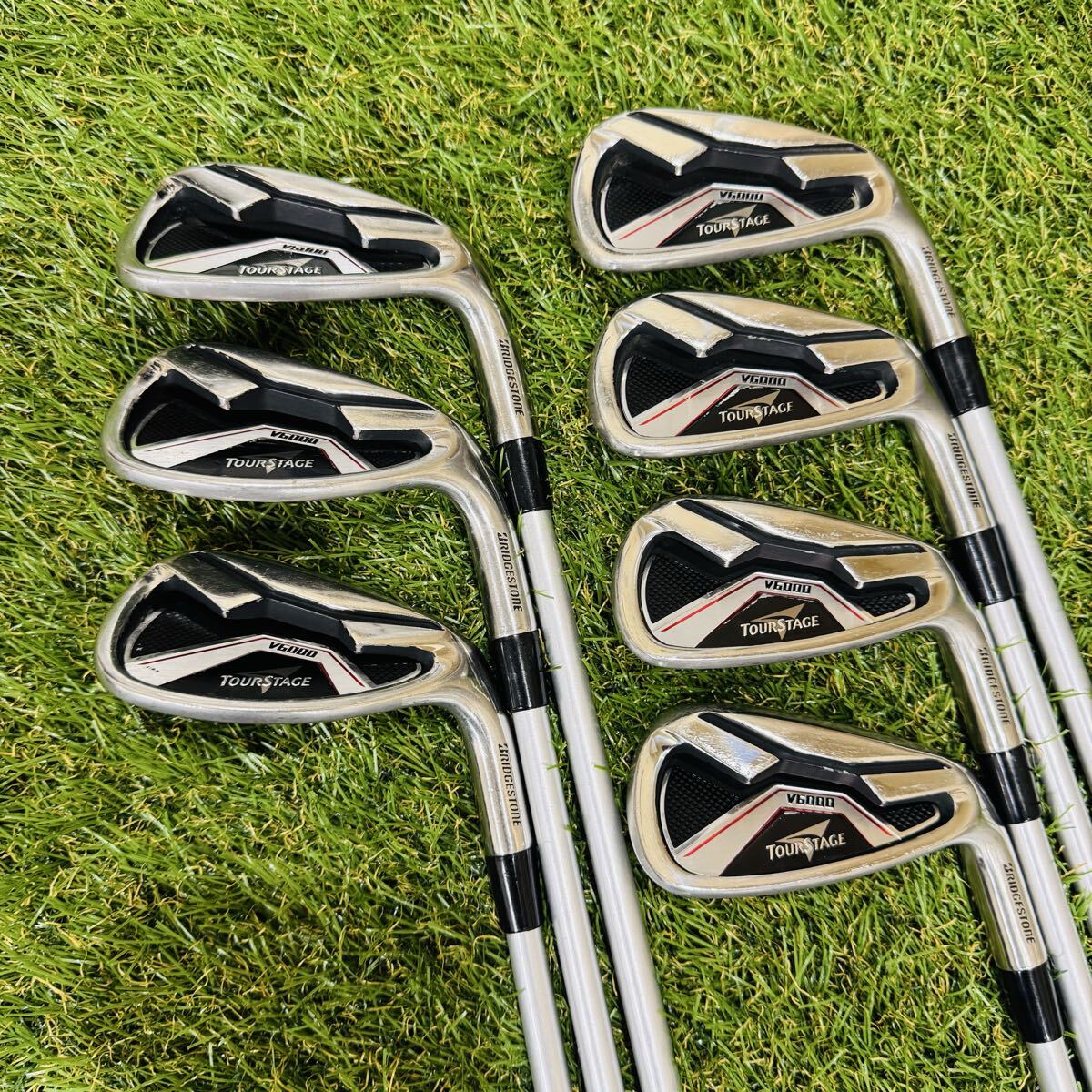 【男性用】TOURSTAGE V6000 アイアンセット 7本 オリジナルカーボン(R)右利き BRIDGESTONE ブリヂストン拍卖