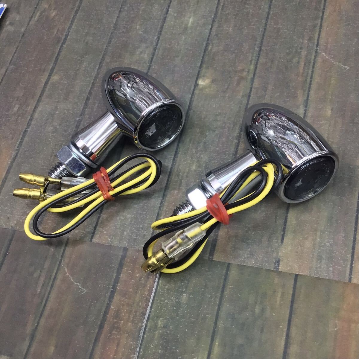 POSH-Faith LED アルミMINIバレットウインカー 2ヶ入り メッキボディー/スモークレンズ 098098-03 ポッシュ拍卖